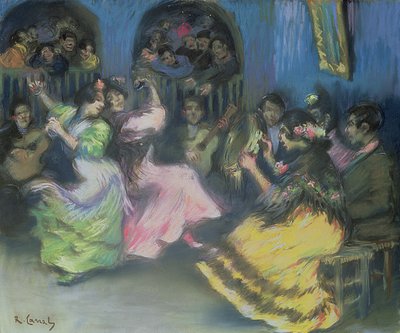 Spanish Gypsy Dancers by Ricardo Canals y Llambi